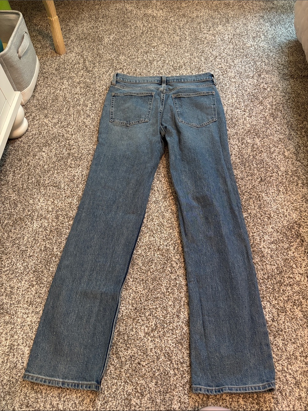 High Rise Straight Leg Jeans - Picture 4 of 5